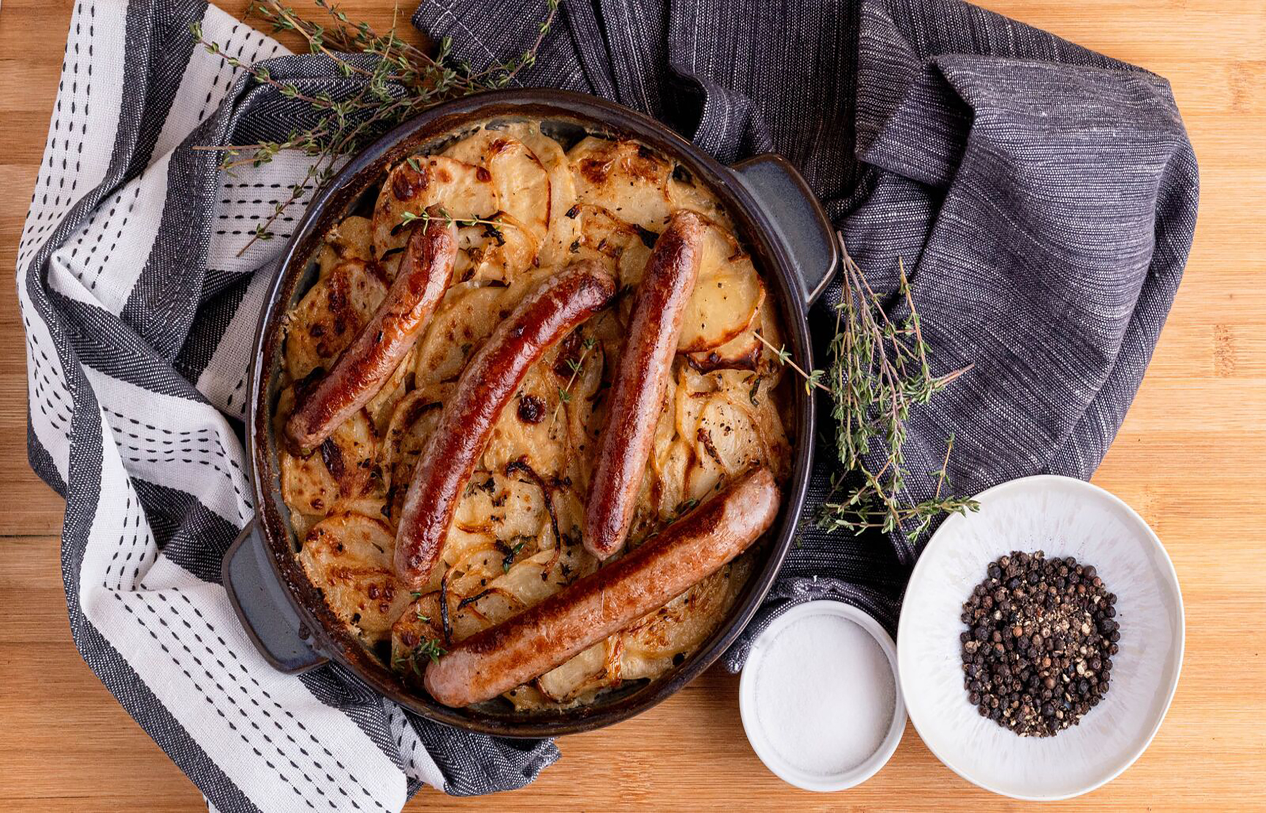 Boerewors Potato Bake